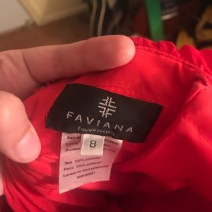 Faviana Red Dress Showstopper